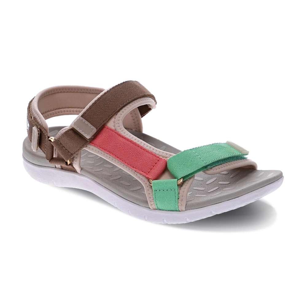 revere comfort shoes Discovery Backstrap Sandal - Mint Multi