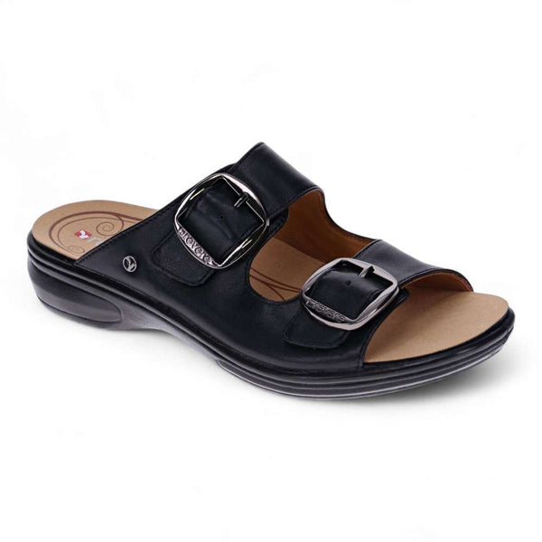 Revere Comfort Shoes Florence II Slide - Black French