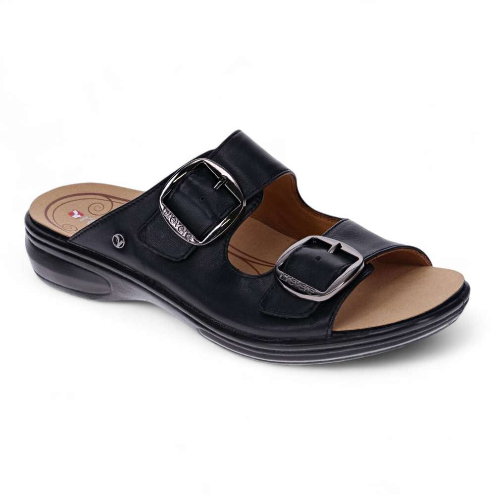 revere comfort shoes Florence II Slide - Black French