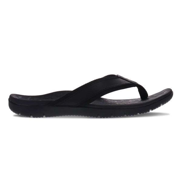 Revere Comfort Shoes Focus Men's Toe Post Sandal - Black