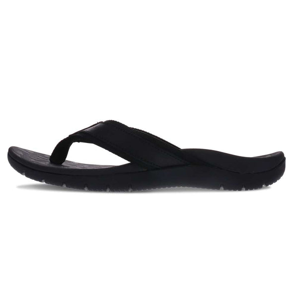 Revere Comfort Shoes Focus Men's Toe Post Sandal - Black
