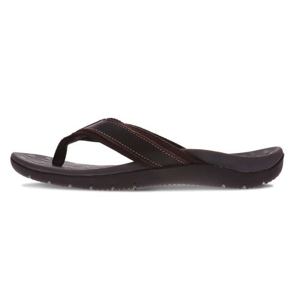 Revere Comfort Shoes Focus Men's Toe Post Sandal - Brown