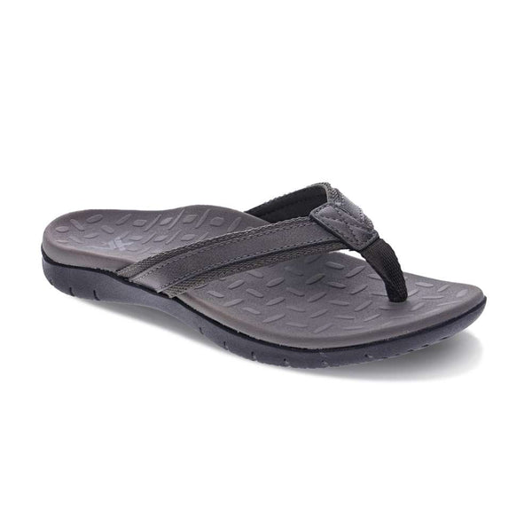 Revere Comfort Shoes Focus Women's Toe Post Sandal - Pewter