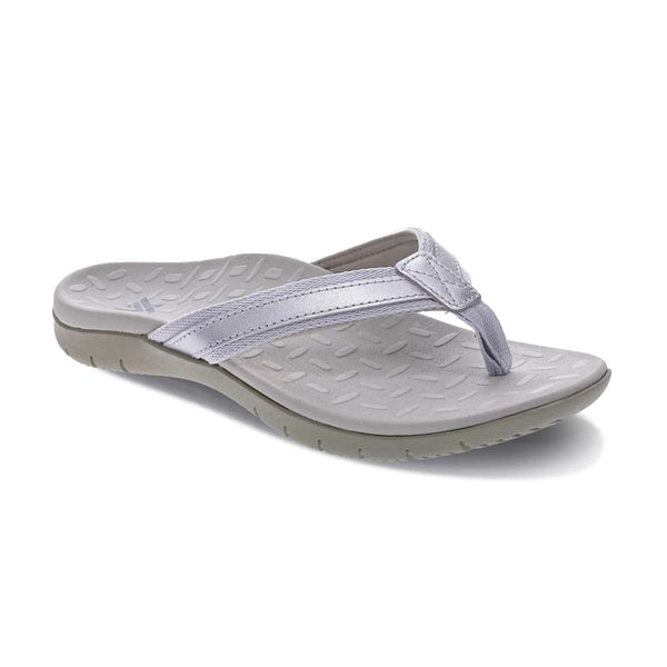 Revere Comfort Shoes Focus Women's Toe Post Sandal - Silver