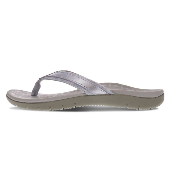 Revere Comfort Shoes Focus Women's Toe Post Sandal - Silver