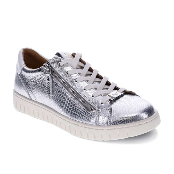 Revere Comfort Shoes Luna Casual Sneaker - Silver Snake