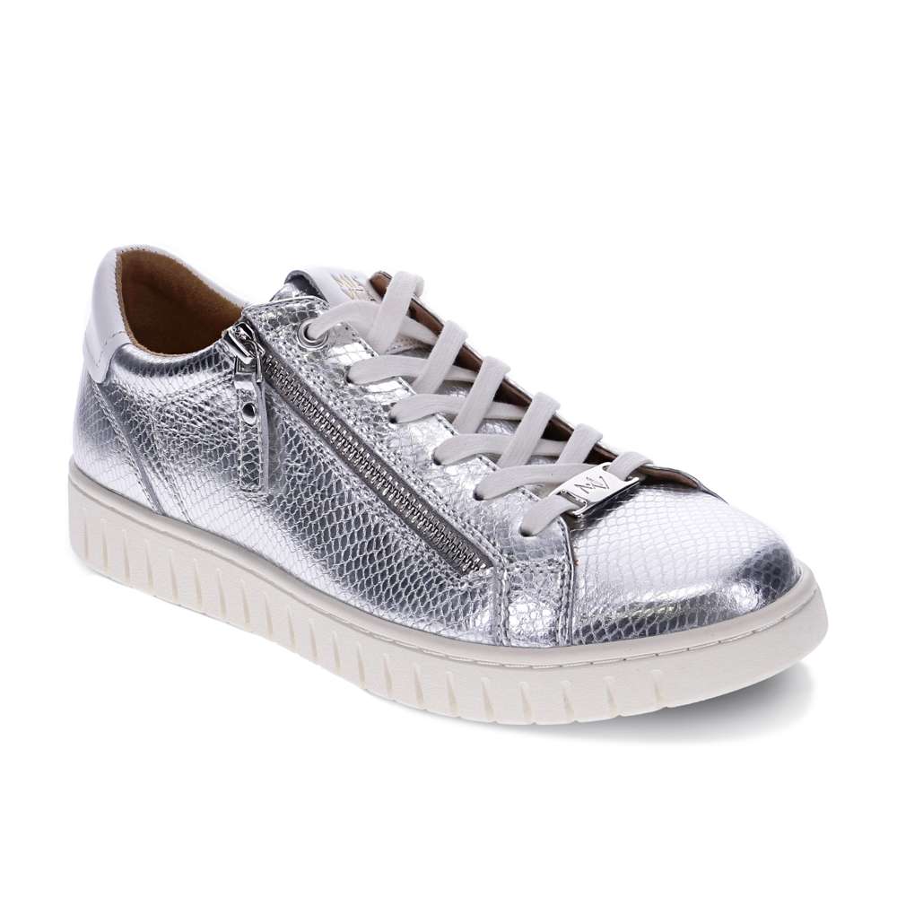 revere comfort shoes Luna Casual Sneaker - Silver Snake