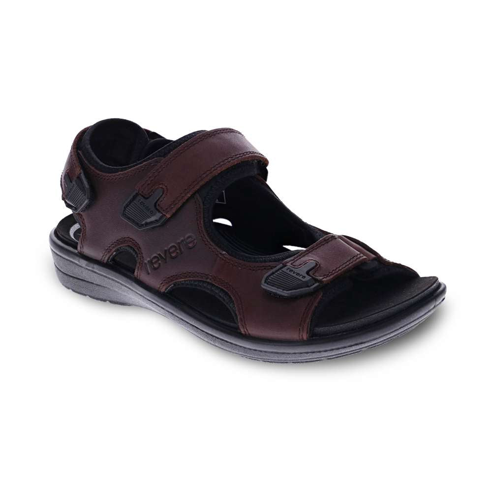 revere comfort shoes Montana 2 Backstrap Sandal - Whiskey