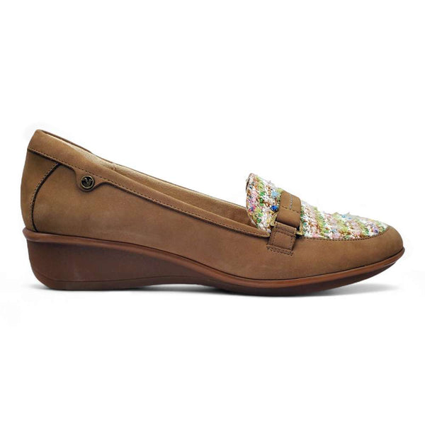 Revere Comfort Shoes Montmartre Wedge Loafer - Toffee Nubuck