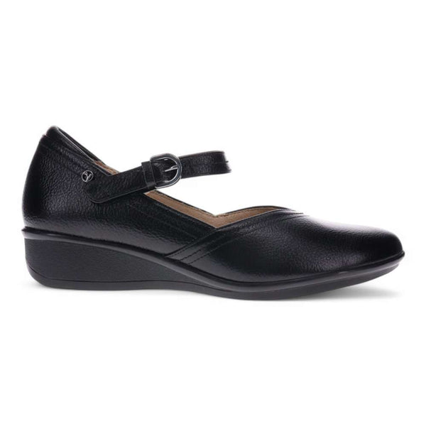 Revere Comfort Shoes Narita Mary Jane Flats - Black Pebble
