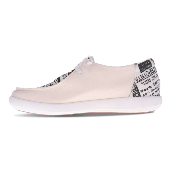 Revere Comfort Shoes Phoenix Casual Sneaker - Cream Multi