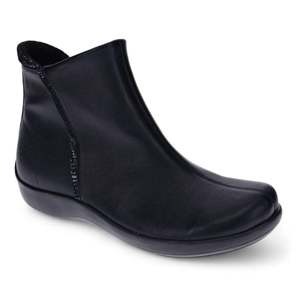 Revere Comfort Shoes Aberdeen Boot - Black Stretch