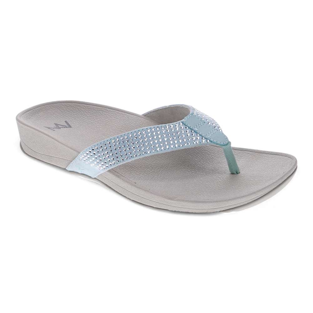 revere comfort shoes Allora Toe Post Sandal - Jade