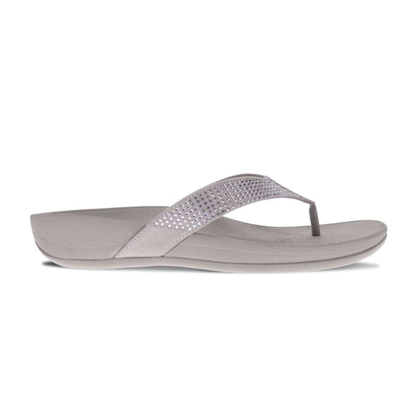 Revere Comfort Shoes Allora Toe Post Sandal - Silver