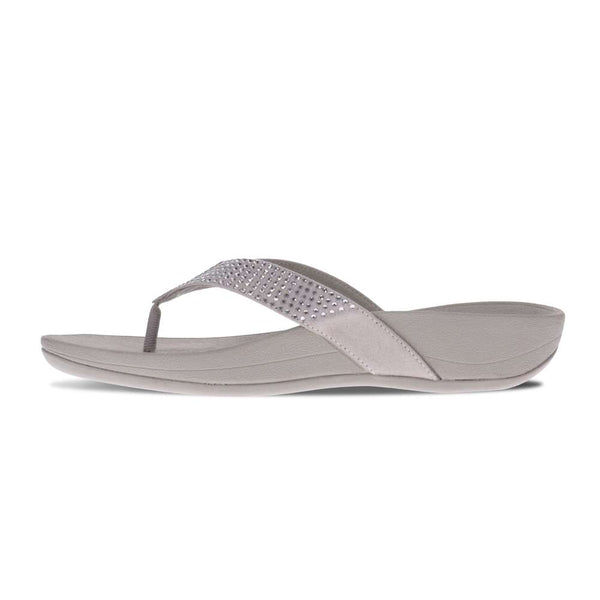 Revere Comfort Shoes Allora Toe Post Sandal - Silver