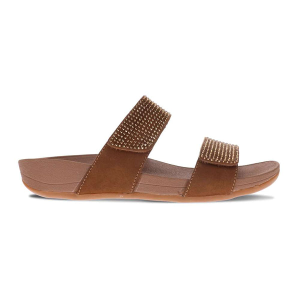 Revere Comfort Shoes Avoca Slide Sandal - Bronze