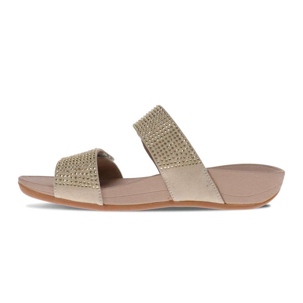 Revere Comfort Shoes Avoca Slide Sandal - Champagne