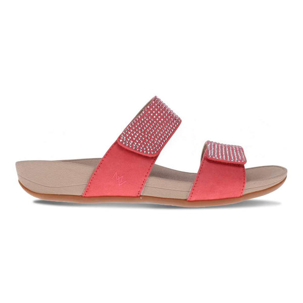Revere Comfort Shoes Avoca Slide Sandal - Coral