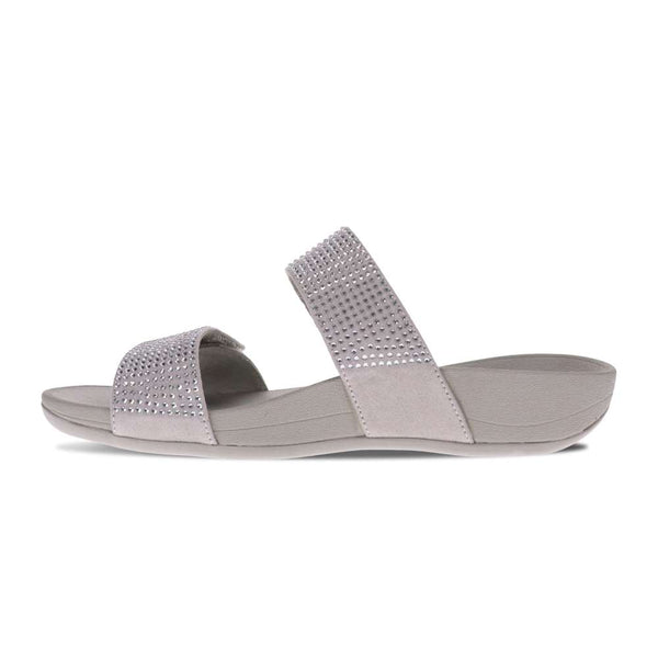Revere Comfort Shoes Avoca Slide Sandal - Silver