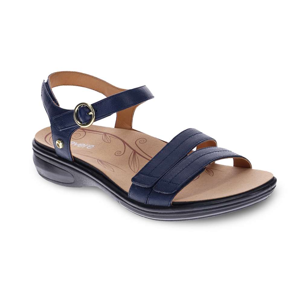 revere comfort shoes Barbados Sandal - Sapphire