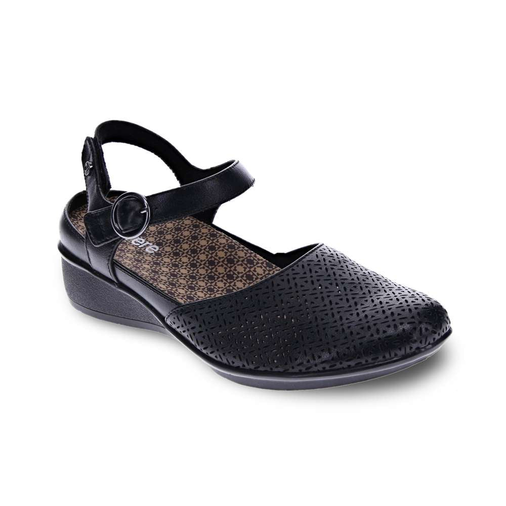 revere comfort shoes Calabria Mary-Jane - Black
