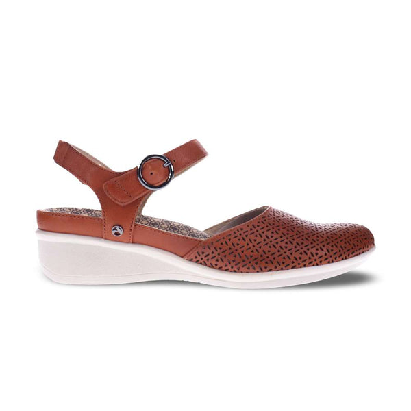 Revere Comfort Shoes Calabria Mary-Jane - Cognac