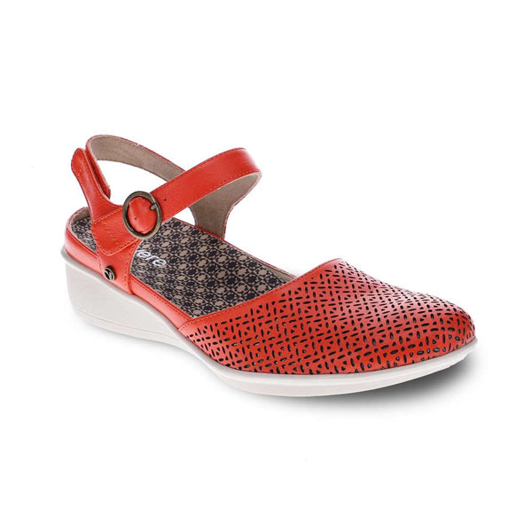 Revere Comfort Shoes Calabria Mary-Jane - Tangerine