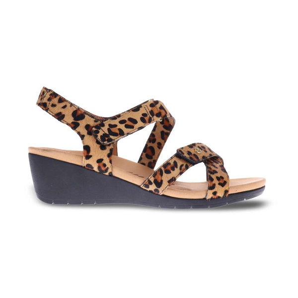 Revere Comfort Shoes Casablanca Wedge - Leopard