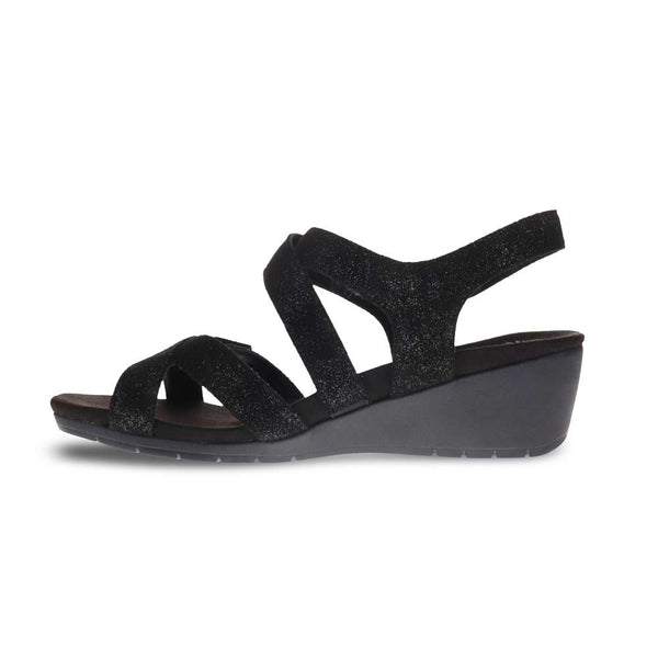 Revere Comfort Shoes Casablanca Wedge - Midnight