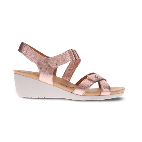 Revere Comfort Shoes Casablanca Wedge - Rose