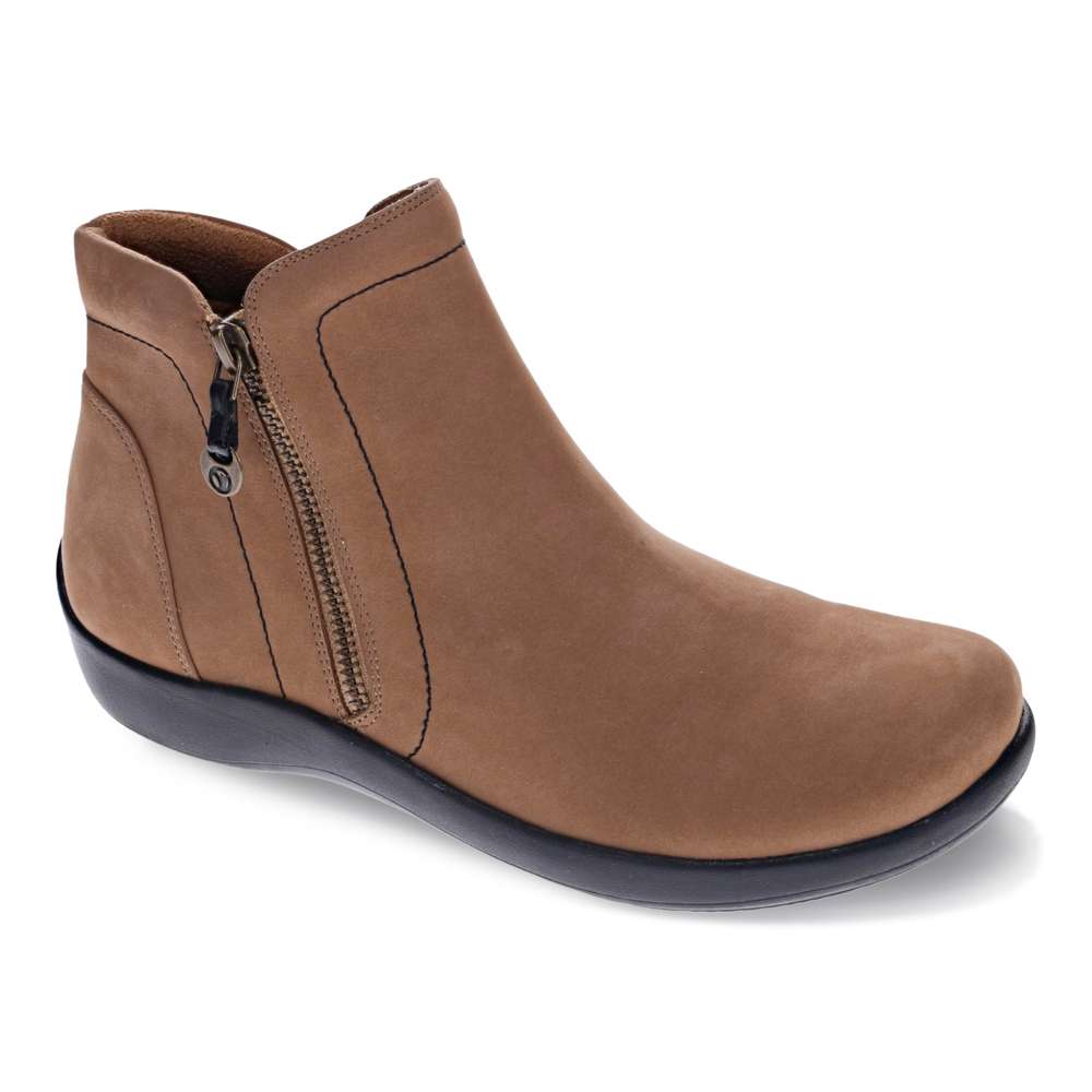 revere comfort shoes Charleston Boot - Toffee Nubuck
