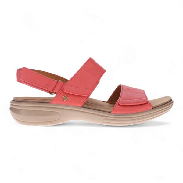 Revere Comfort Shoes Como Adjustable Sandal - Coral