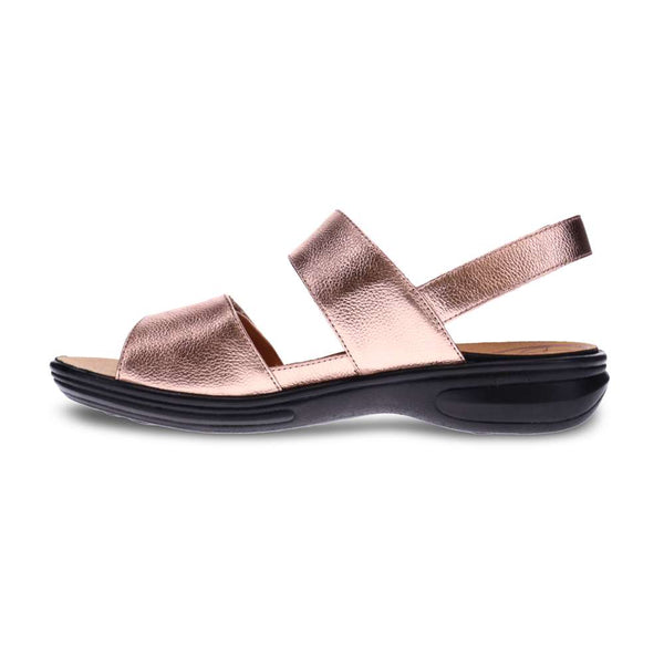 Revere Comfort Shoes Como Adjustable Sandal - Rose
