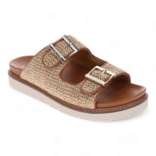 Revere Comfort Shoes Daisy Slide - Natural Raffia