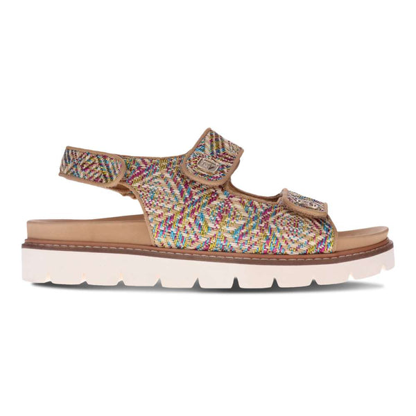 Revere Comfort Shoes Dakota Sandal - Multi Raffia