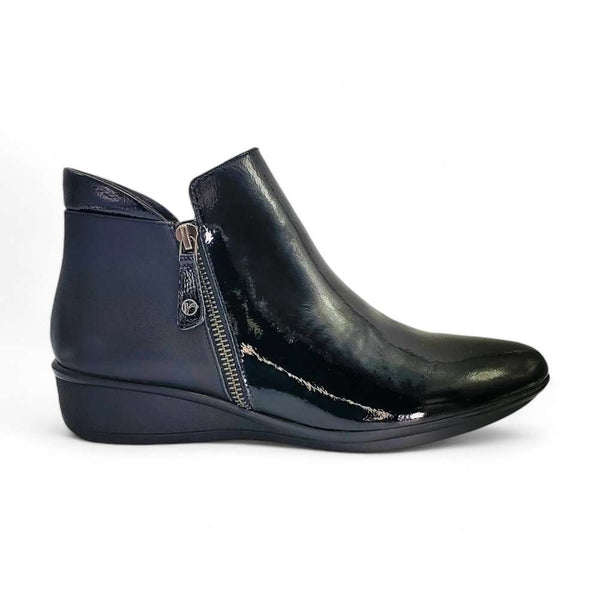 Revere Comfort Shoes Damascus Boot - Black Patent
