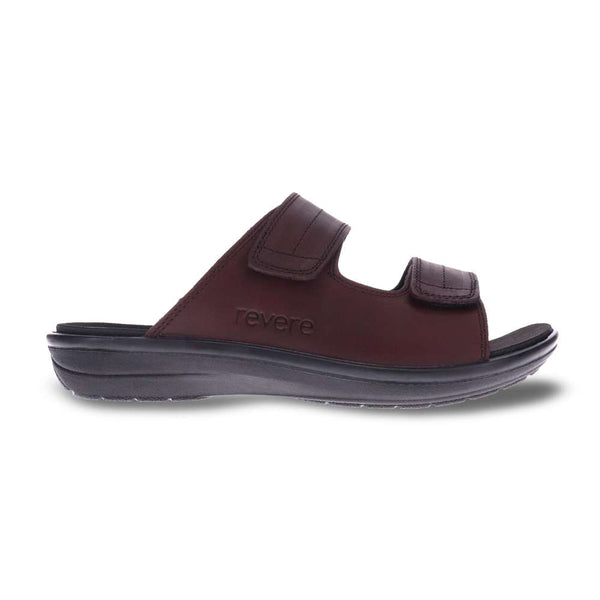 Revere Comfort Shoes Durban Slide Sandal - Whiskey