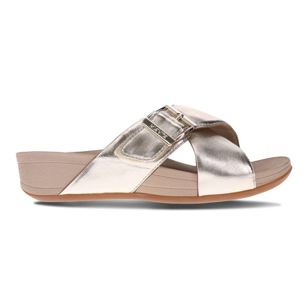 Revere Comfort Shoes Felice Slide - Soft Gold