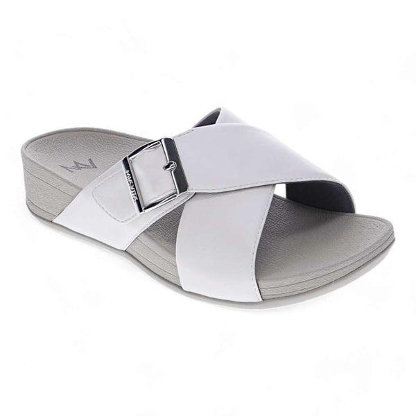 Revere Comfort Shoes Felice Slide - White