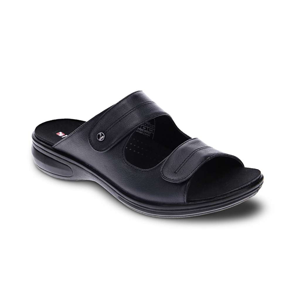 revere comfort shoes Florence Slide - Black