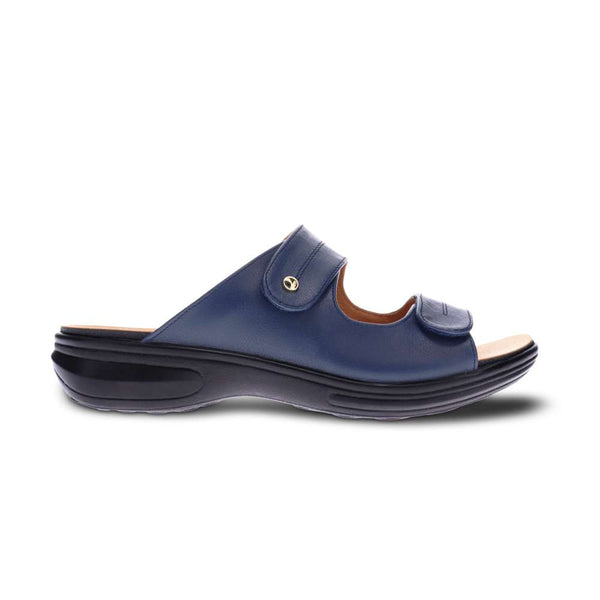 Revere Comfort Shoes Florence Slide - Blue French