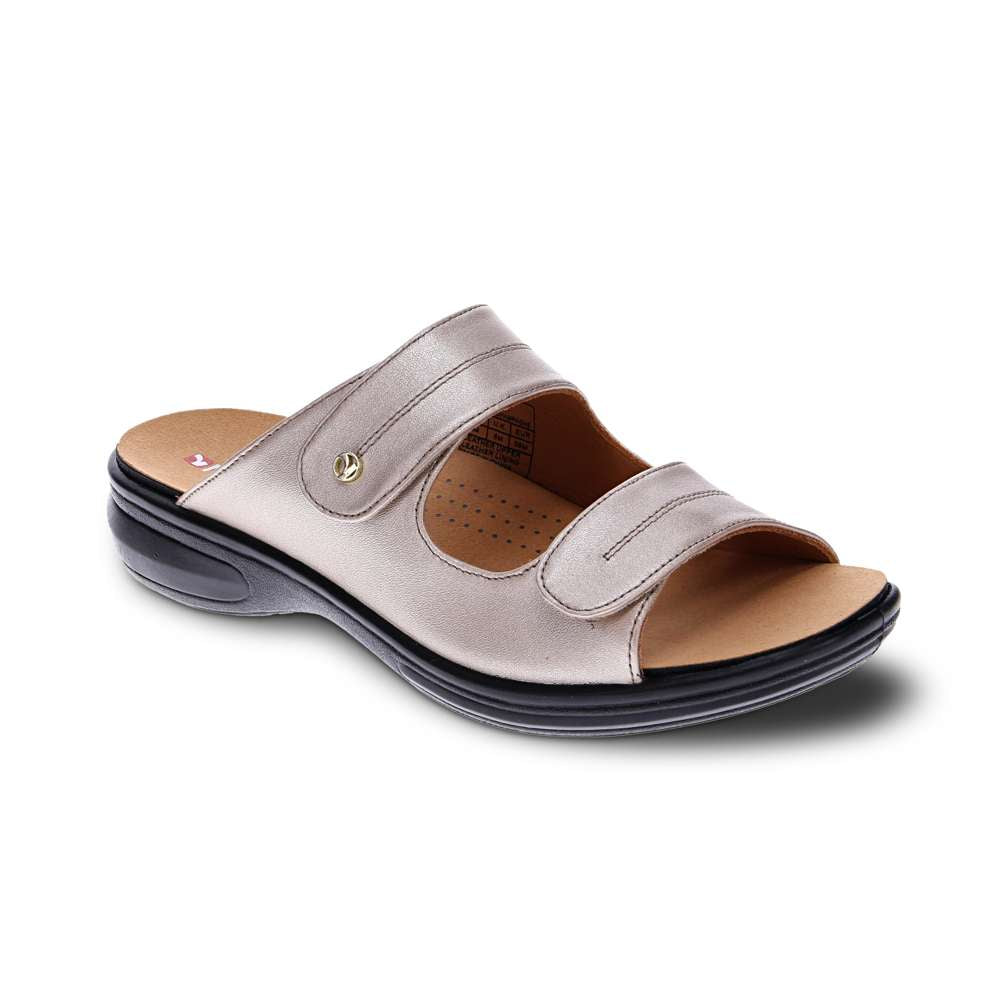 revere comfort shoes Florence Slide - Champagne