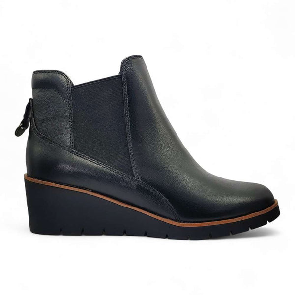 Revere Comfort Shoes Galway Wedged Boot - Black