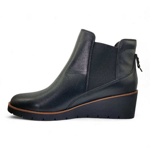 Revere Comfort Shoes Galway Wedged Boot - Black
