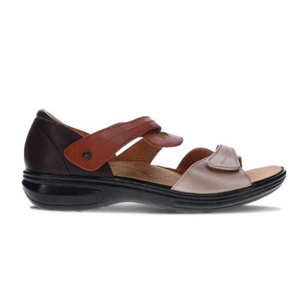Revere Comfort Shoes Geneva Sandal - Coffee Metallic
