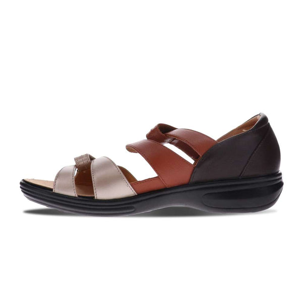 Revere Comfort Shoes Geneva Sandal - Coffee Metallic