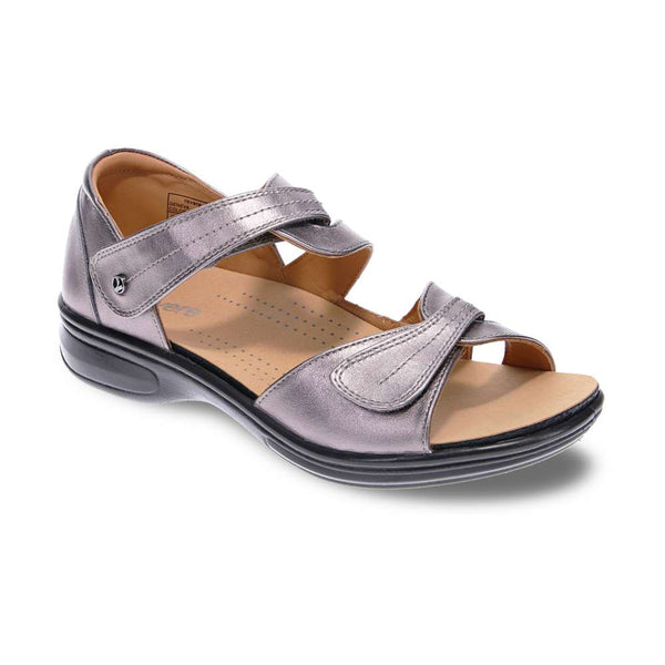 Revere Comfort Shoes Geneva Sandal - Gunmetal