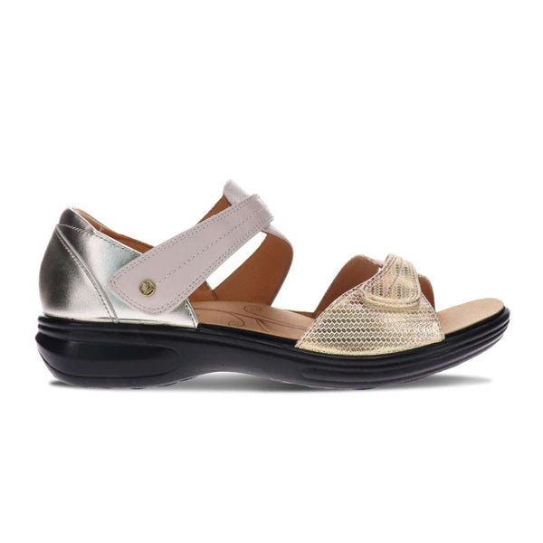 Revere Comfort Shoes Geneva Sandal - Mixed Metallic