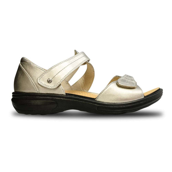 Revere Comfort Shoes Geneva Sandal - Pewter
