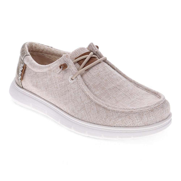 Revere Comfort Shoes Hipster Slip On - Natural